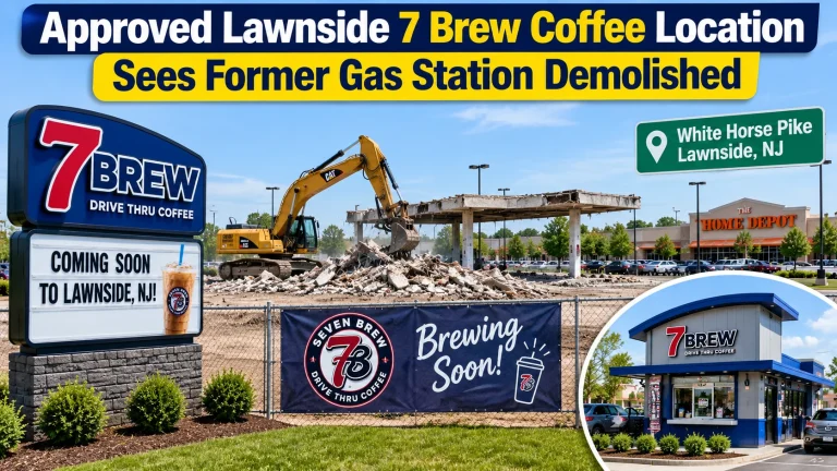 Approved Lawnside 7 Brew Coffee Location Moves Forward After Gas Station Demolition