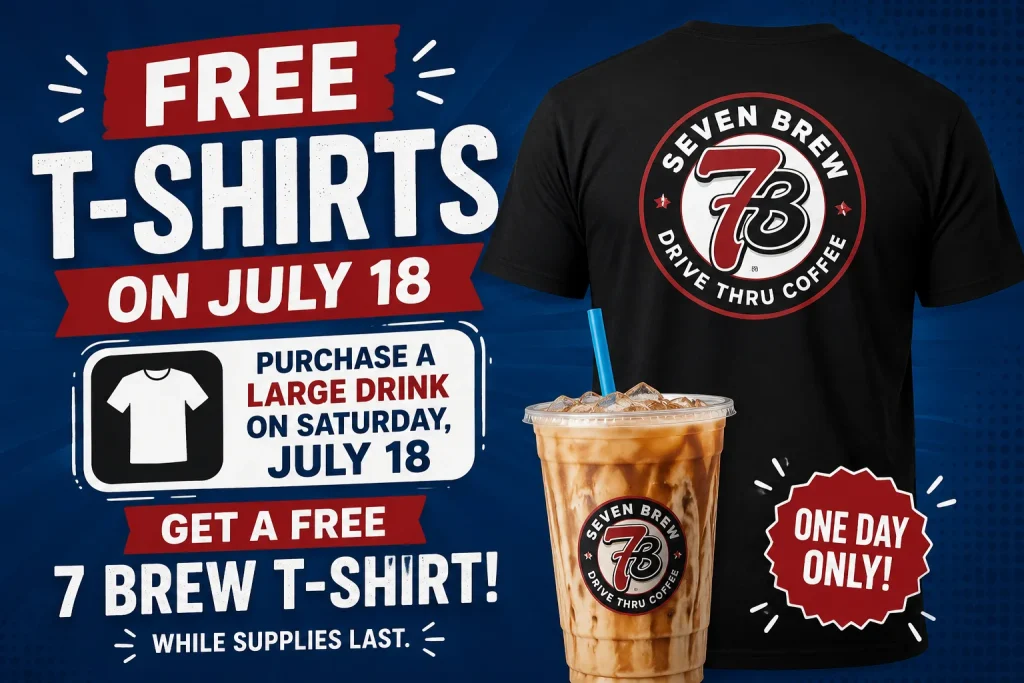 Free T-Shirts on July 18