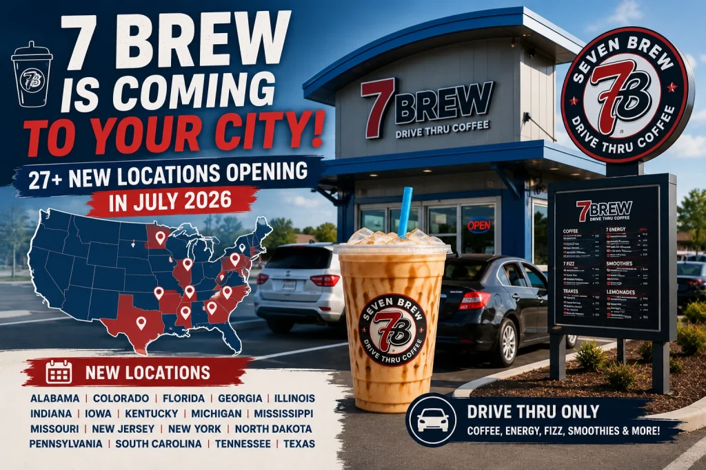 Is 7 Brew Coming to Your City See New Locations Opening in July 2026