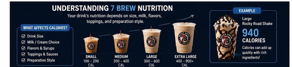 7 Brew Nutrition, Calories & Allergens Guide 2026 2 7 Brew Calories