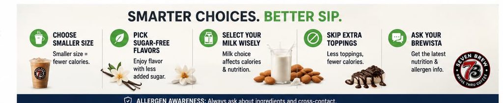 7 Brew Nutrition, Calories & Allergens Guide 2026 3 7 Brew Allergens