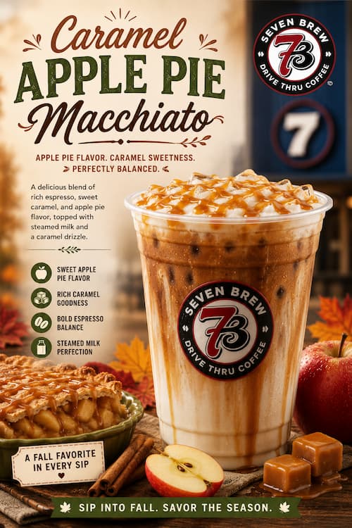 7 Brew Caramel Apple Pie Macchiato
